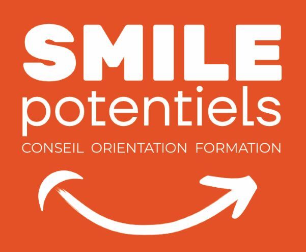 logo Smile Potentiels_blanc-fond orange PLUS PETIT